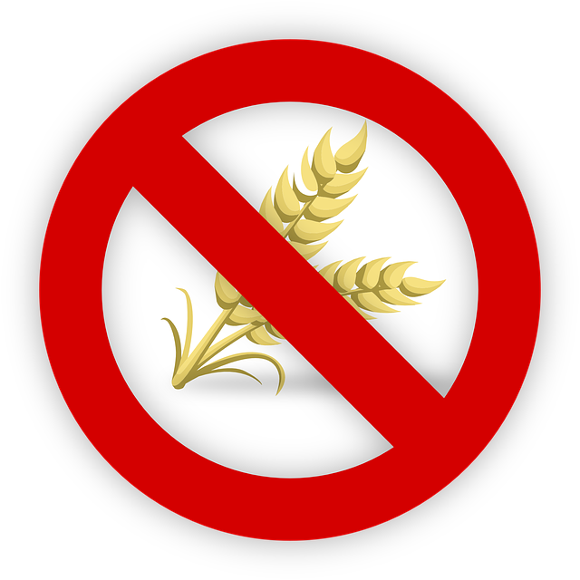 blé et régime sans gluten en tant que symble d'interdiction